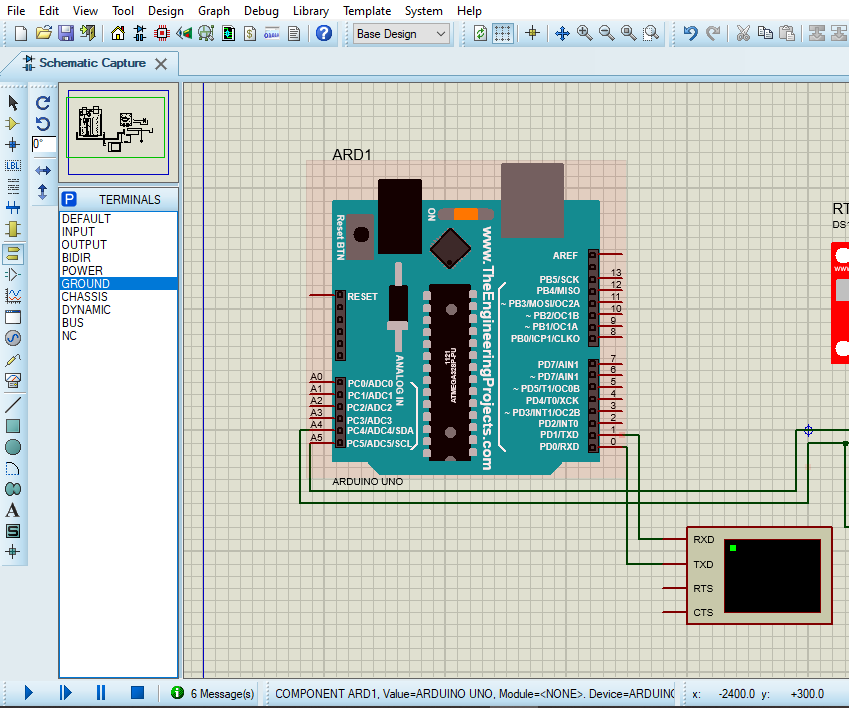 To Display Time and Date Using DS1307RTC