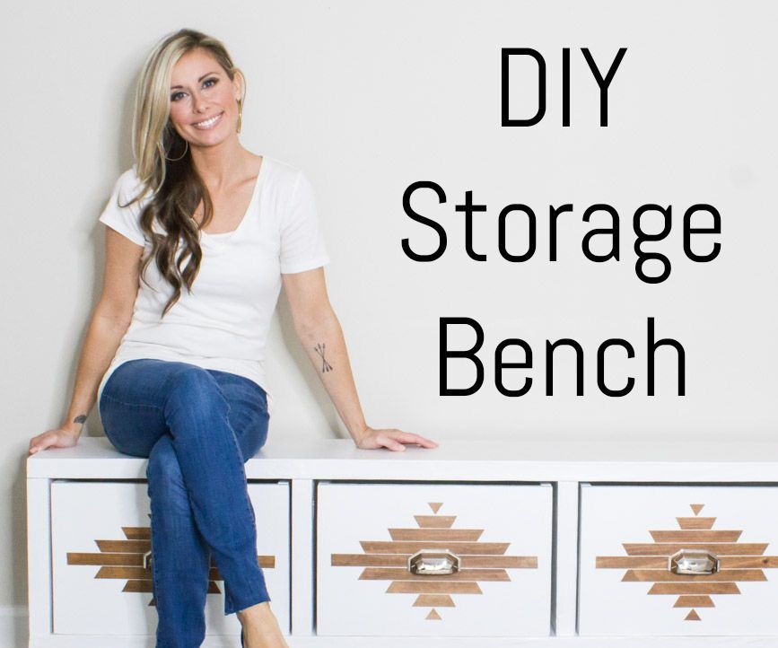 DIY Storage Bench 