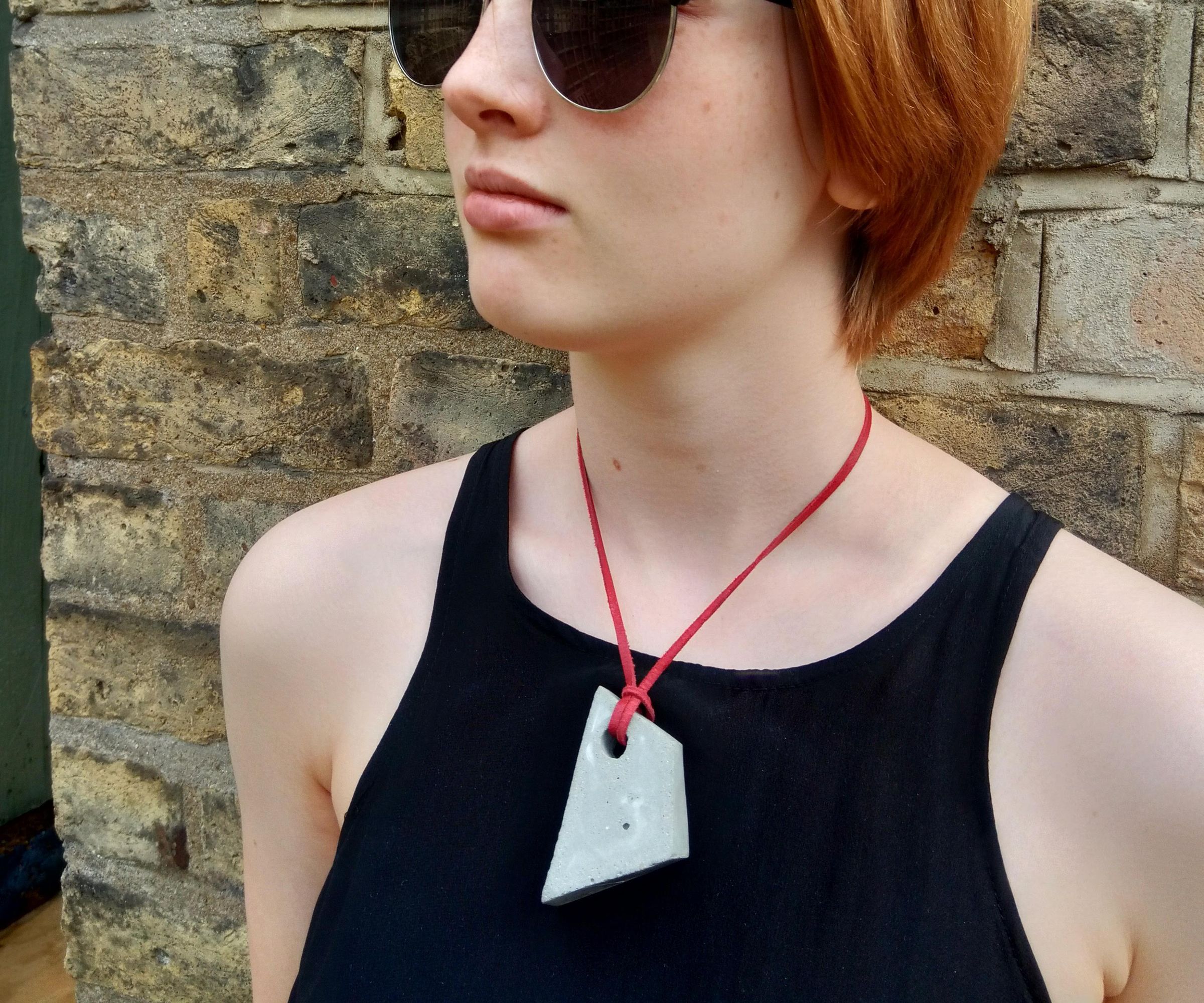 DIY Concrete Necklace