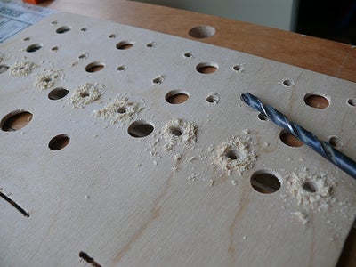 Drill the LED Holes
