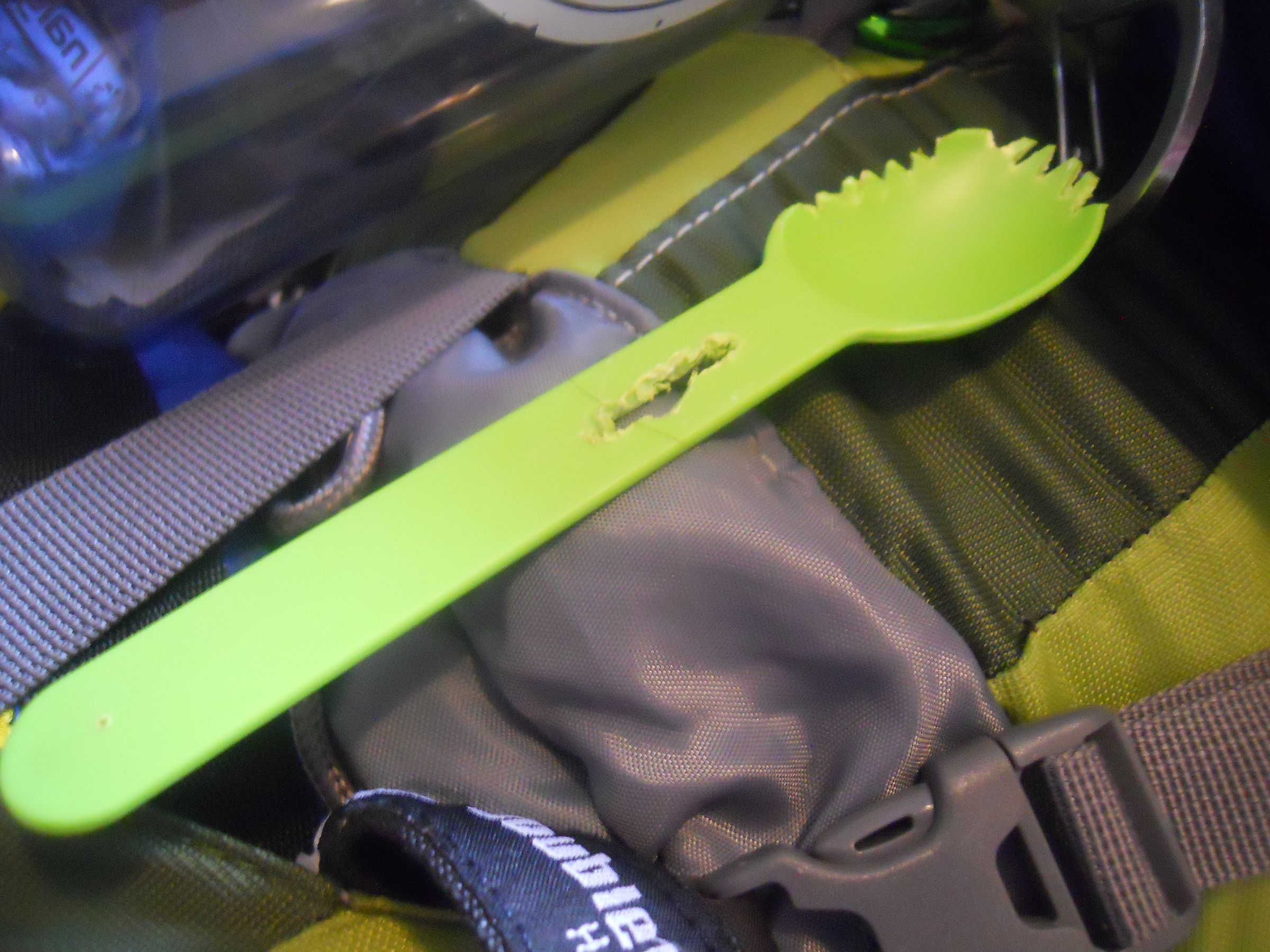 Backpacking Spork From Gas Station Frozen Yogurt Spoon Instructables