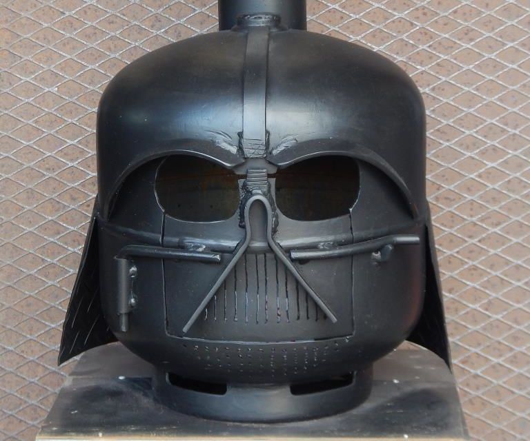 Darth Vader Wood Burner Remix