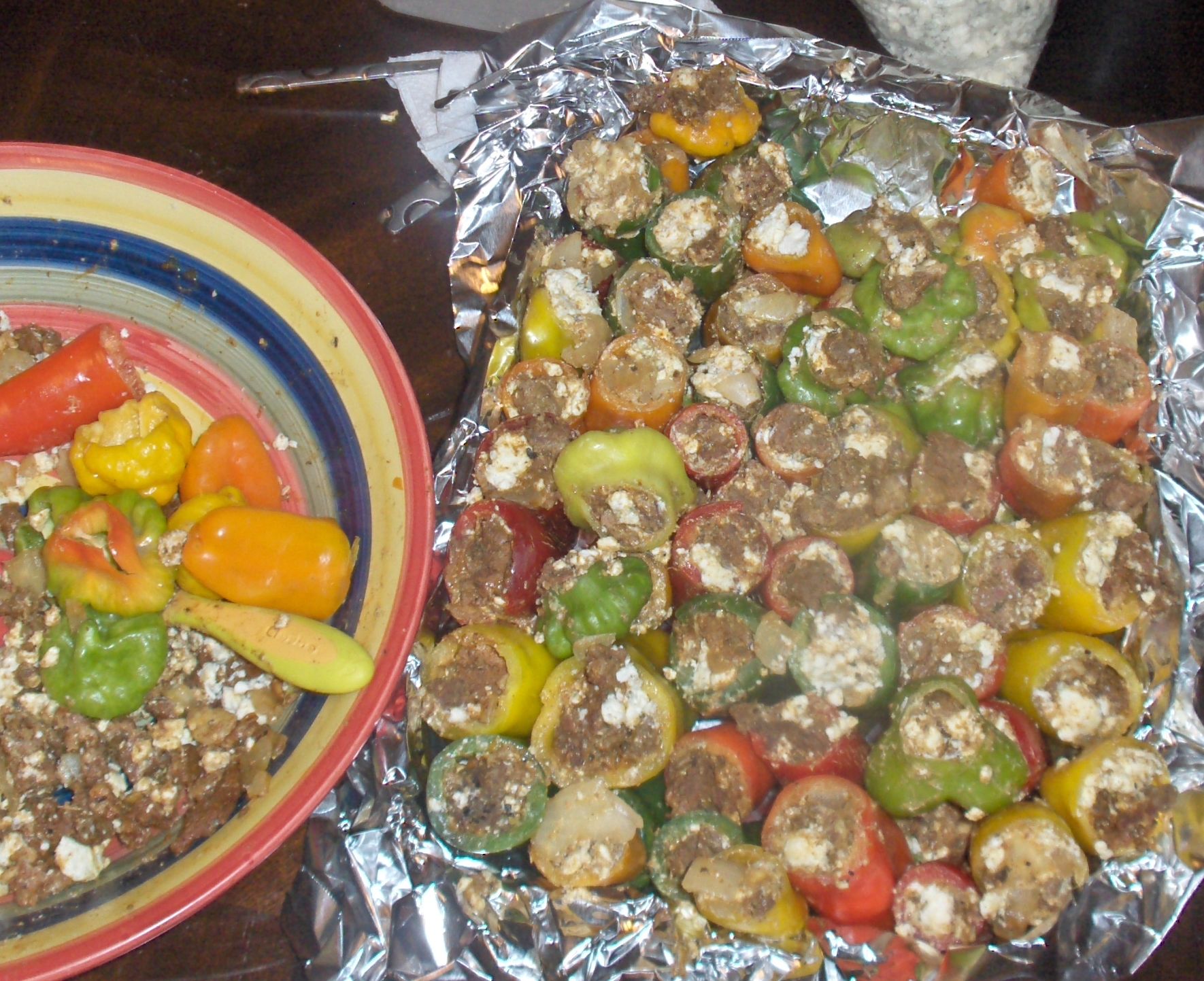 Jamaicajun Chipotle Rib&Ribeye Stuft Peppers