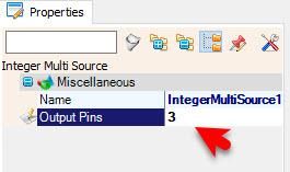 In Visuino Set Components