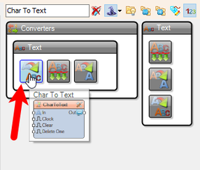 In Visuino Add Components