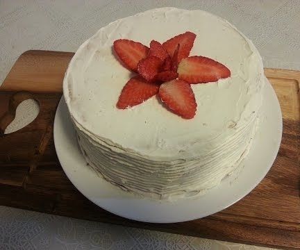Chocolate Strawberry Cream Cake