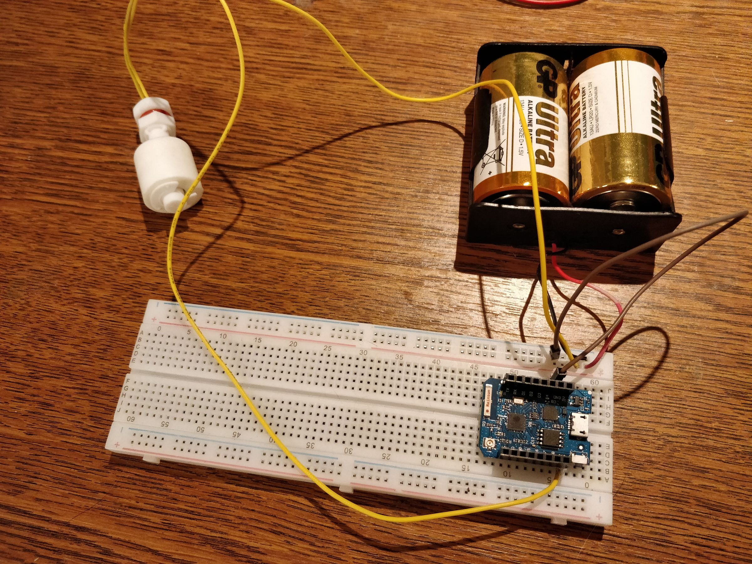 Ultralow Power Basement Flooding Alarm With ESP8266 3 Steps