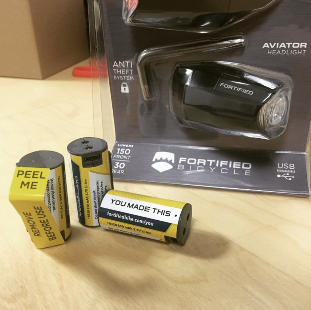 Cycle light battery deals