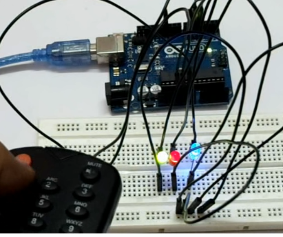 Controlling Led's With TV Remote & Arduino