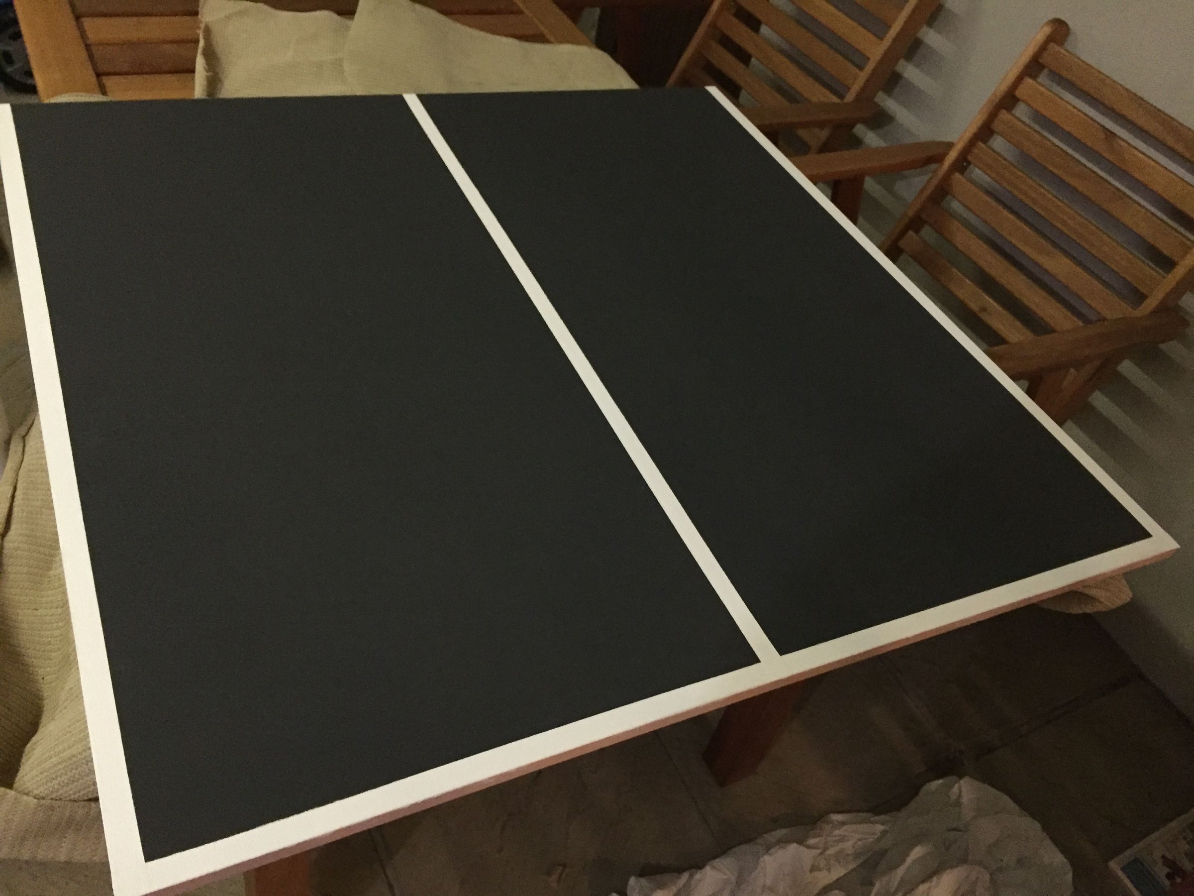 Folding Table Tennis Top for Outside Table 5 Steps (with Pictures