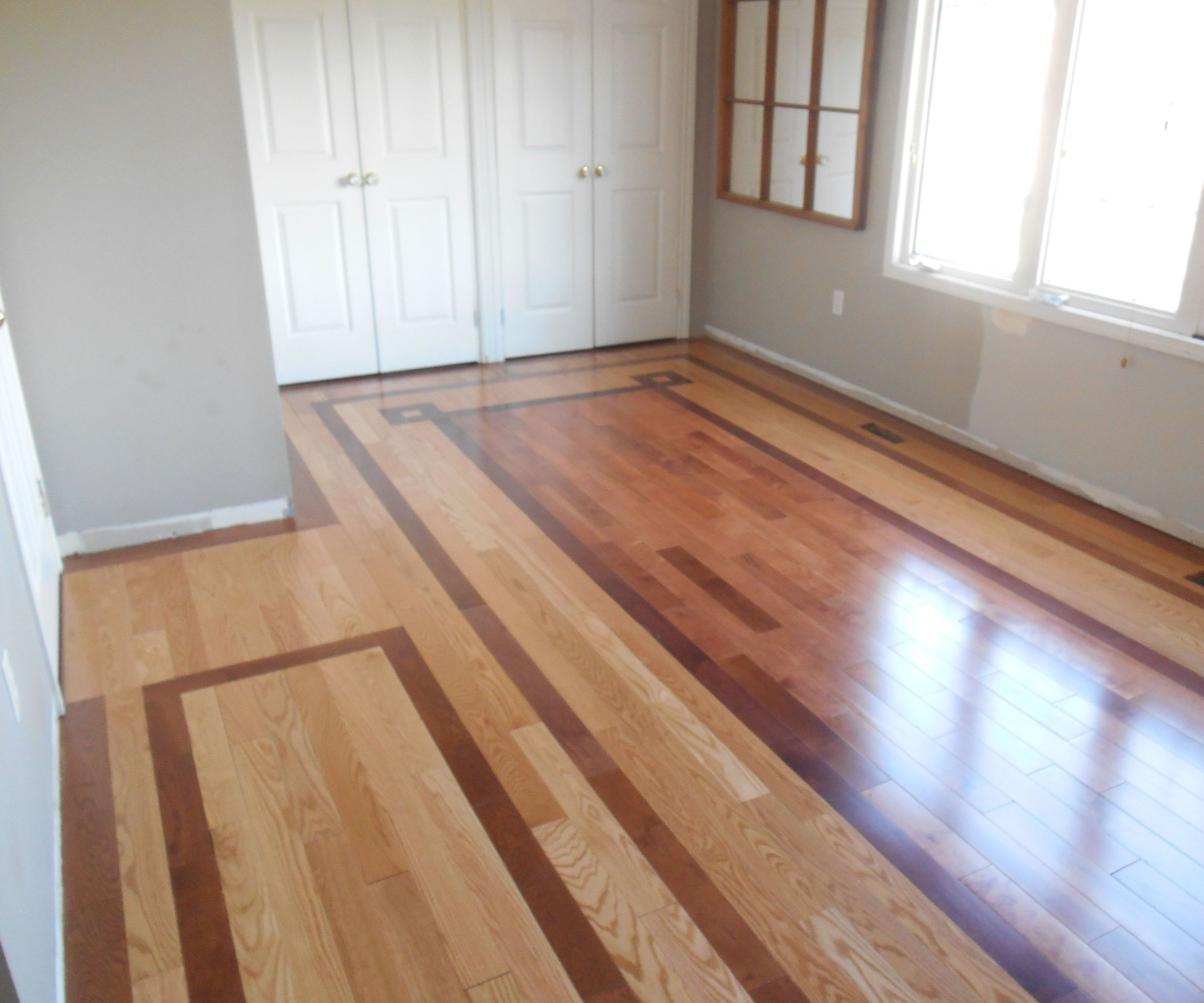 Patterned Hardwood Floor