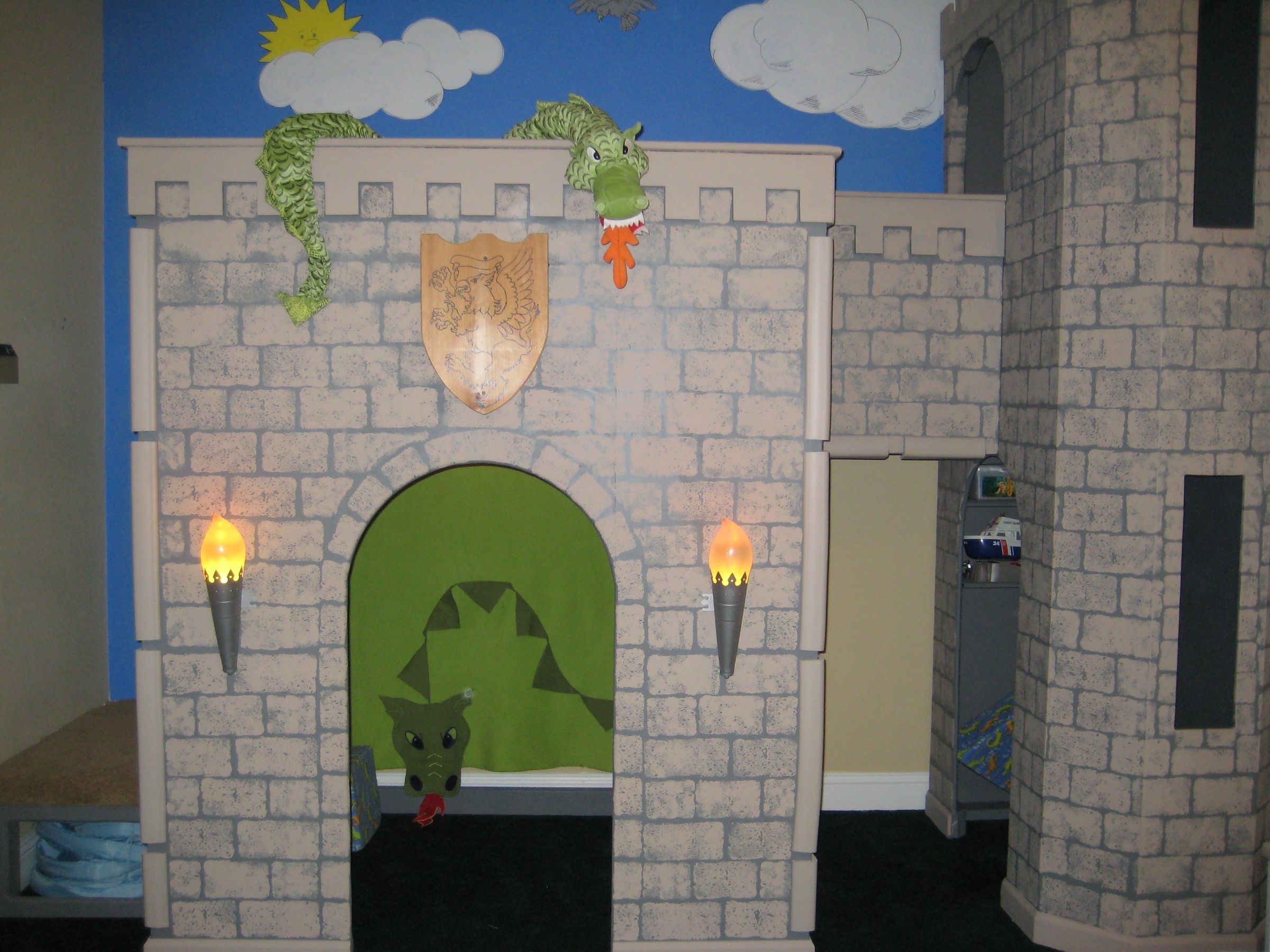 Indoor Wooden Castle