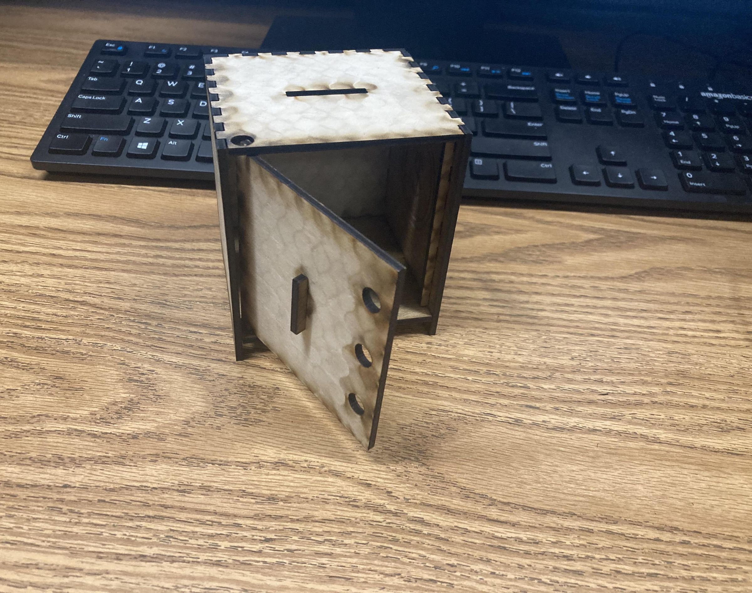 CoinBankSafe by Laser Cutting
