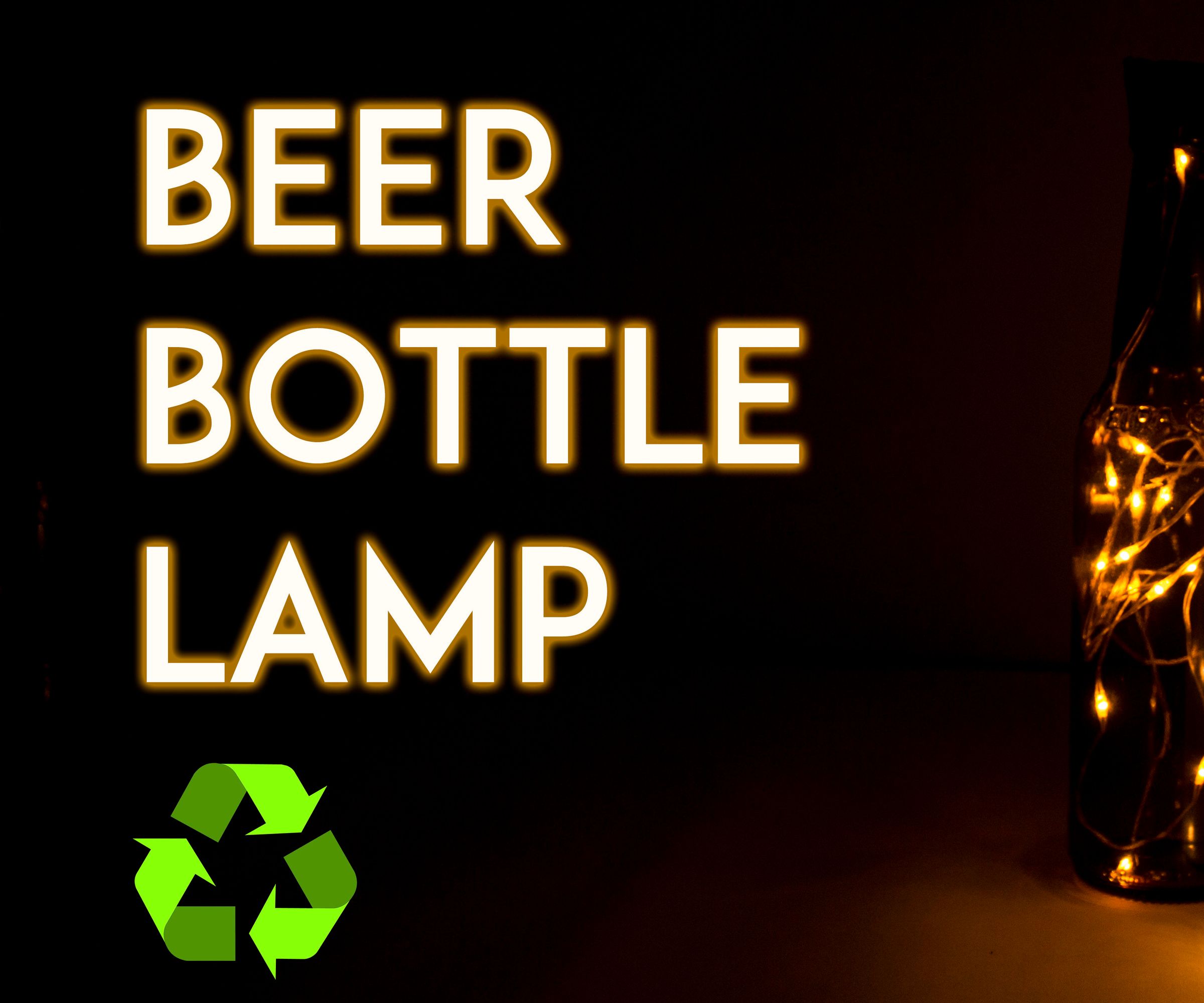 DIY Beer Bottle Lamp
