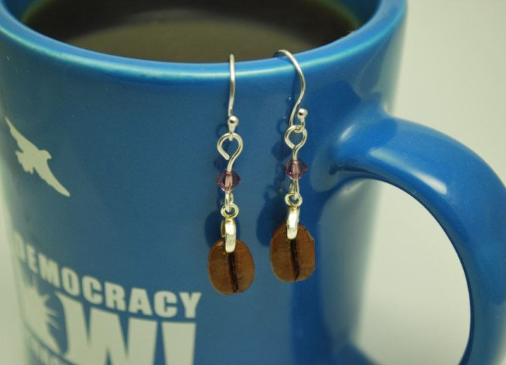 Coffee Bean Earrings