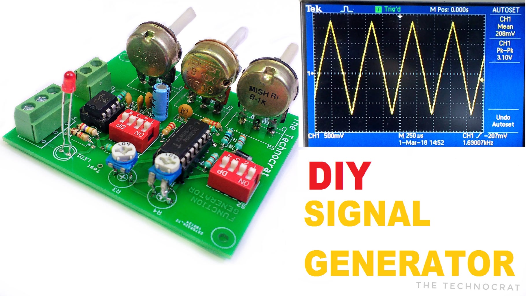How to Make a Signal Generator| Learn to Generate Electrical Signals ...