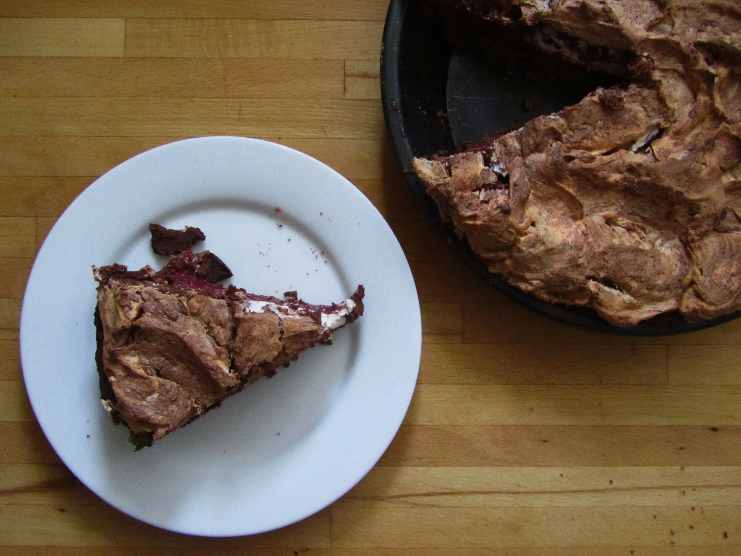 Black Forest Meringue Pie