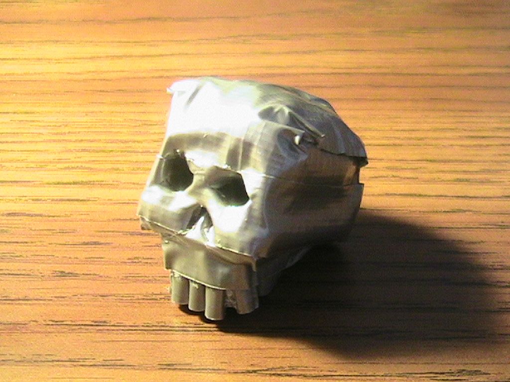 Duct Tape Skull