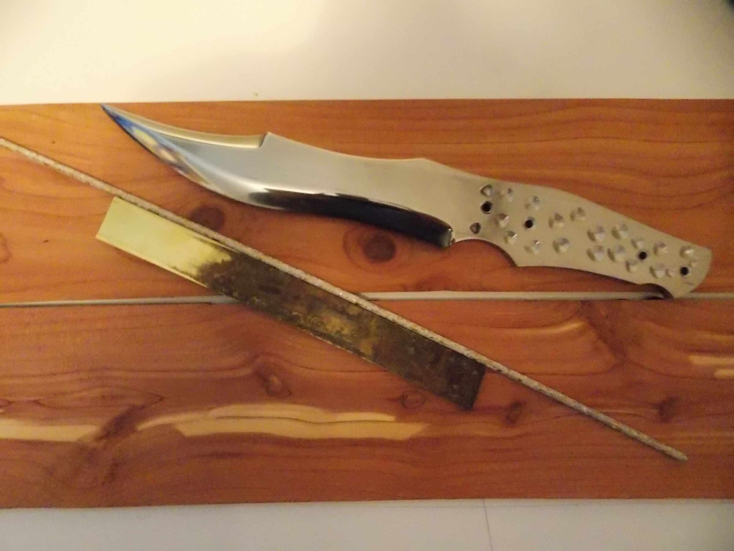 Brass and Wooden Knife Handle 5 Steps Instructables