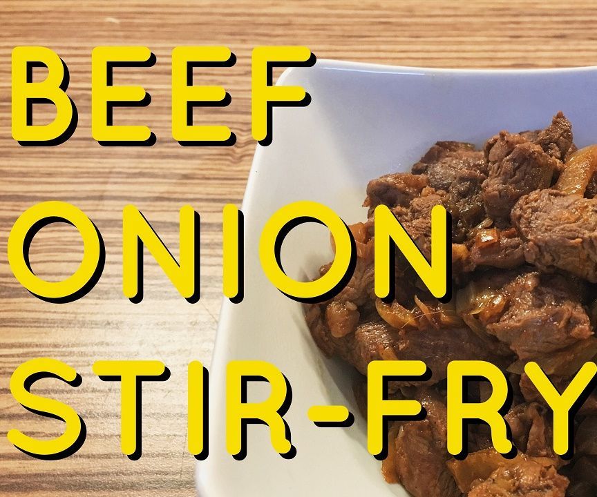 Simple Onion + Beef Stir-Fry