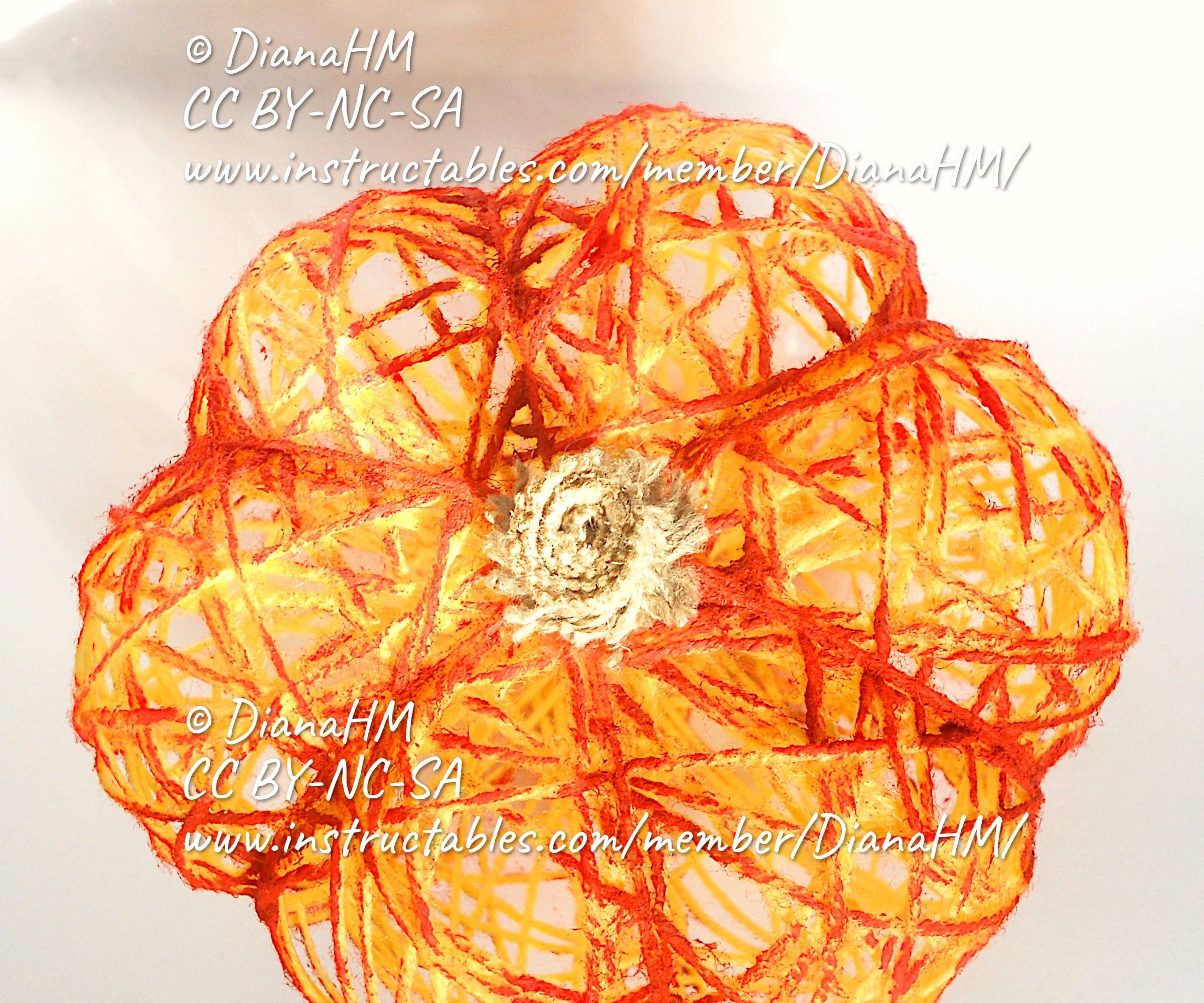 Fastest Way to Make Pumpkin From Yarn (Pumpkin-Shaped)