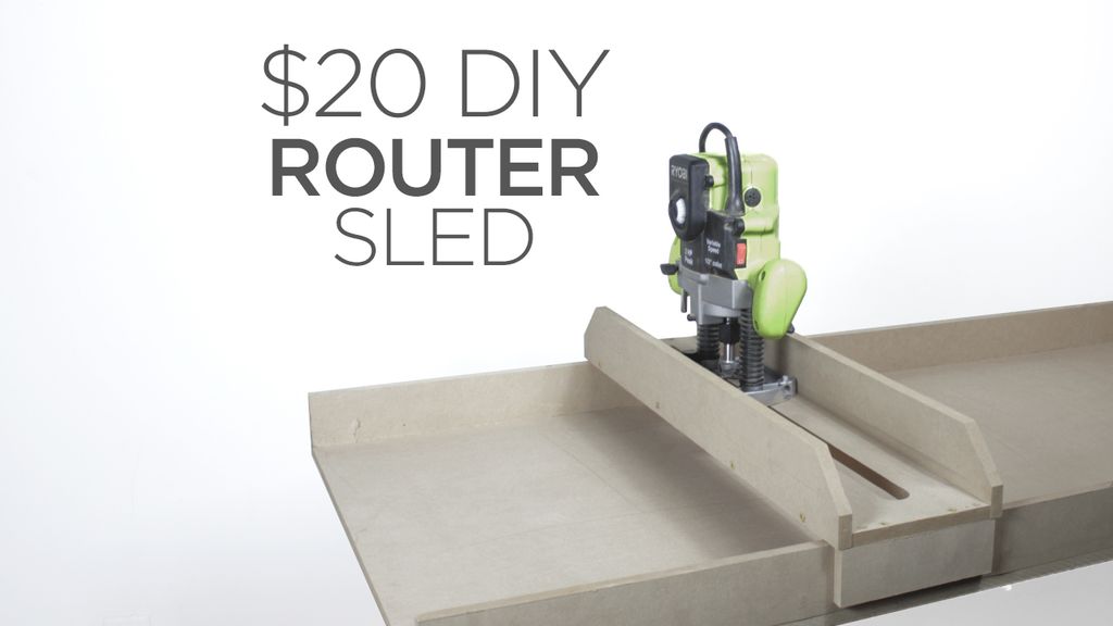 How to Make a $20 Router Sled : 13 Steps (with Pictures) - Instructables