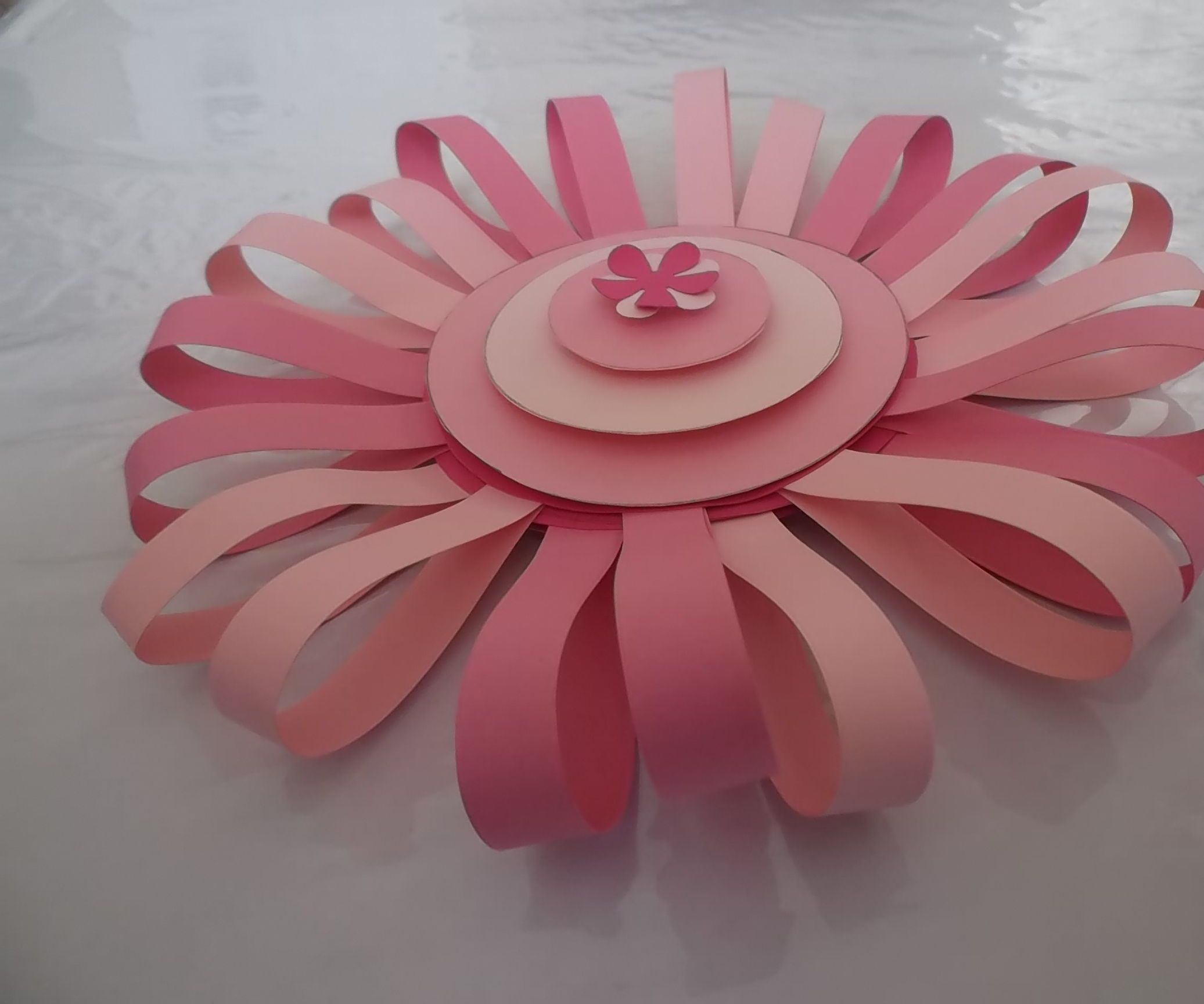 Paper Stripe Flower Backdrops