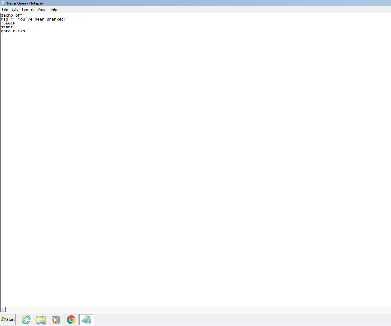 Self-replicating Computer Prank