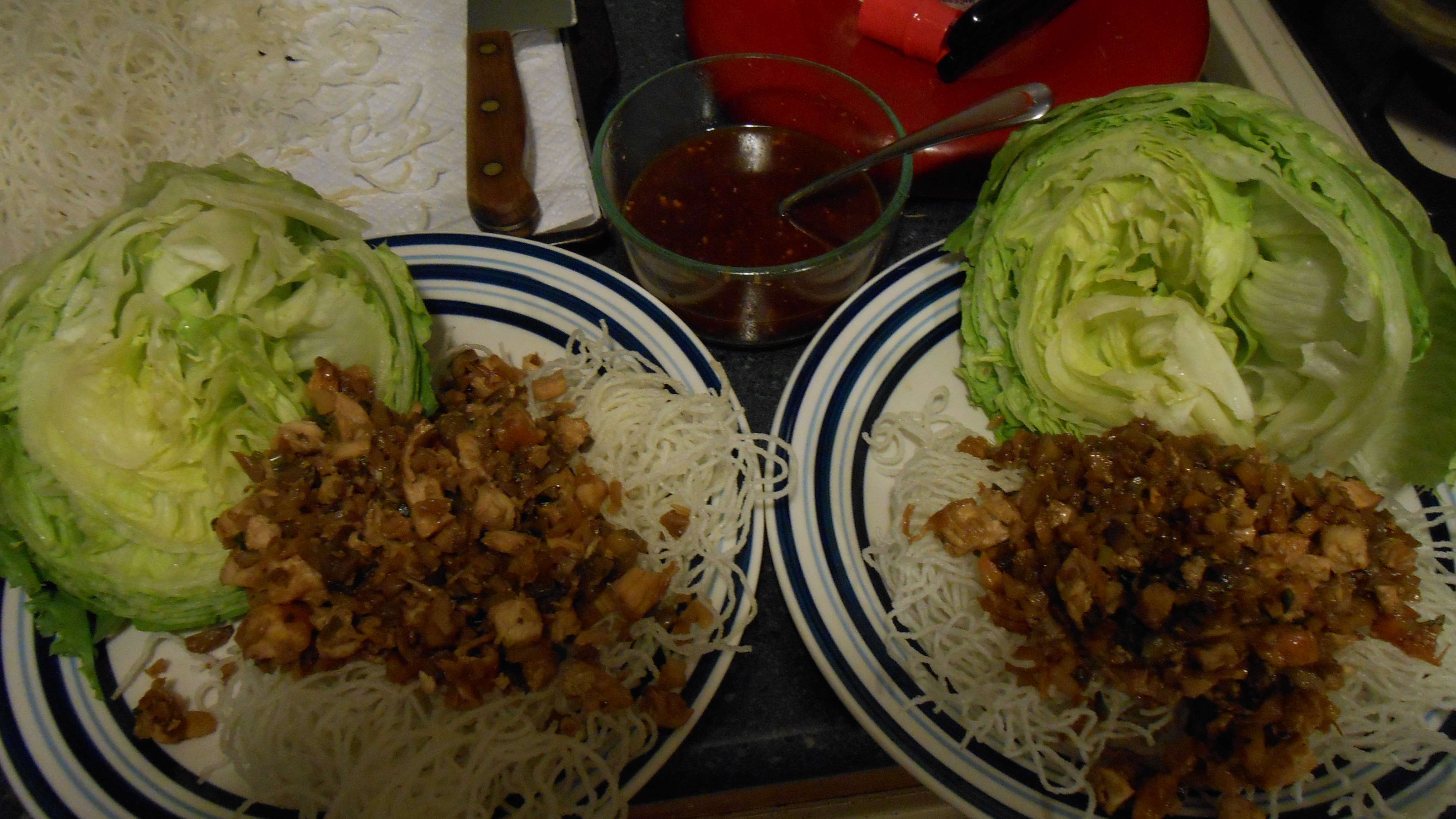 P. F. CHANG’S CHICKEN LETTUCE WRAPS