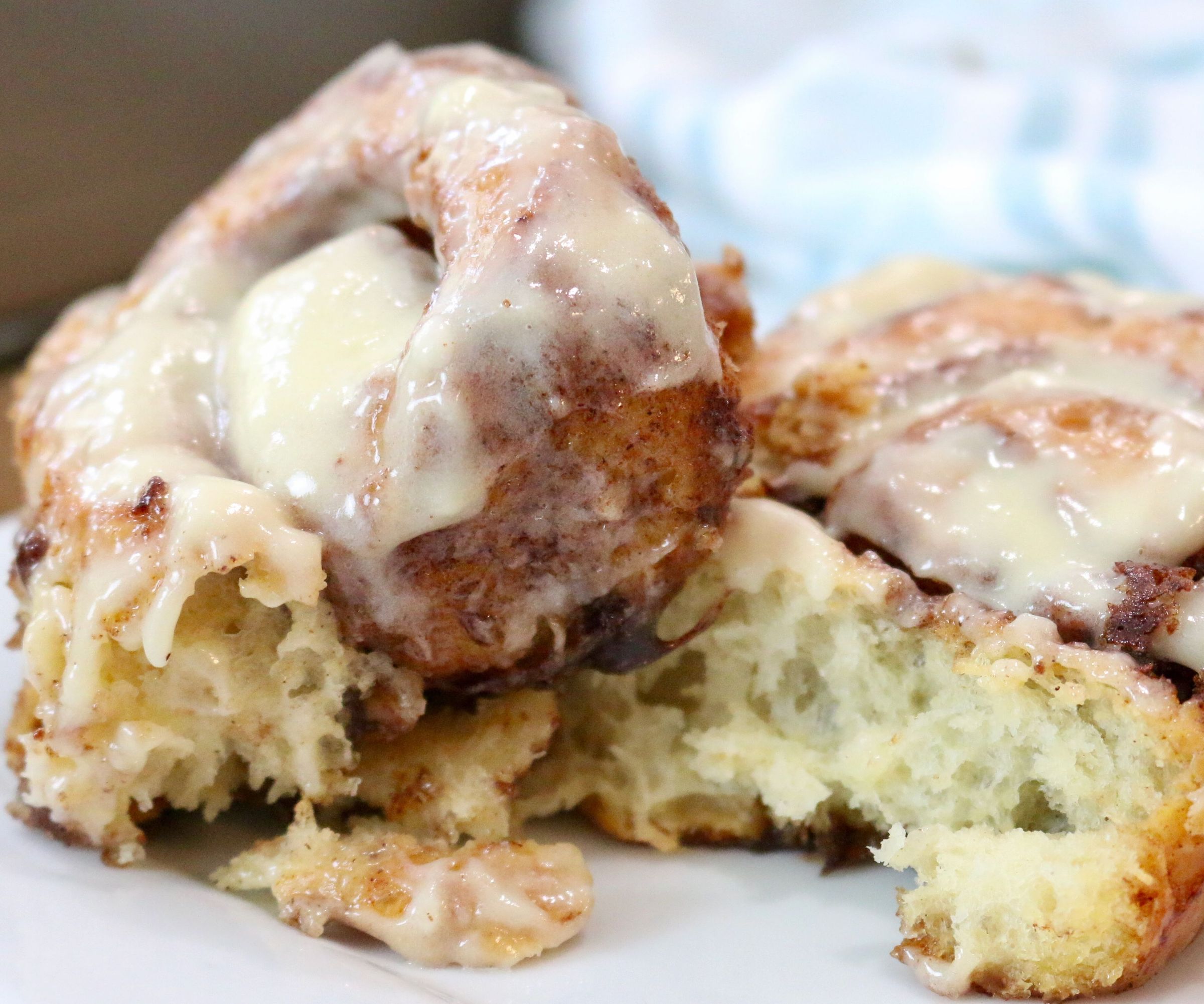 Cinnamon Rolls: No Knead, No Machine