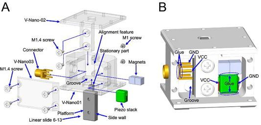 Vertical Nanopositioner Assembly