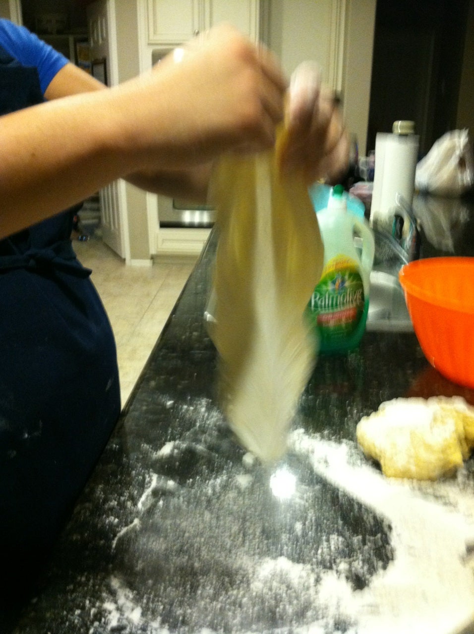 Rolling Dough and Cutting the Chips