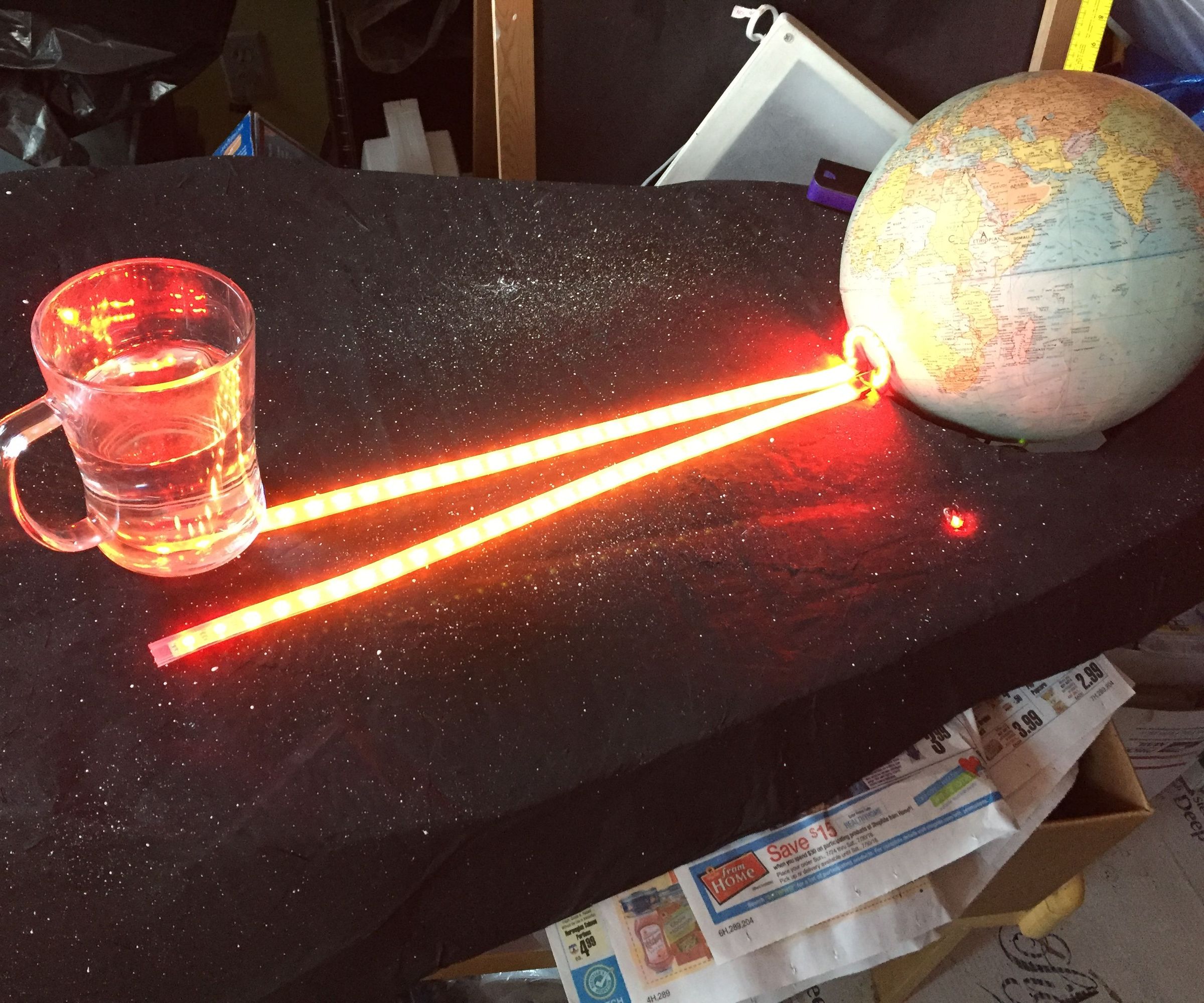 Neopixel Star Wars Starkiller Base Coffee Table