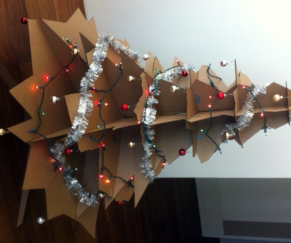 Cardboard Christmas Tree