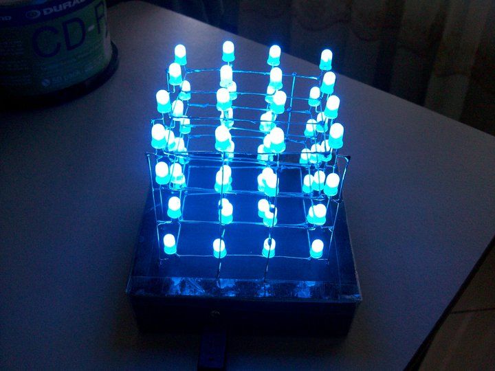 DIY Funky Nightlight: the 4x4x4 LED Cube
