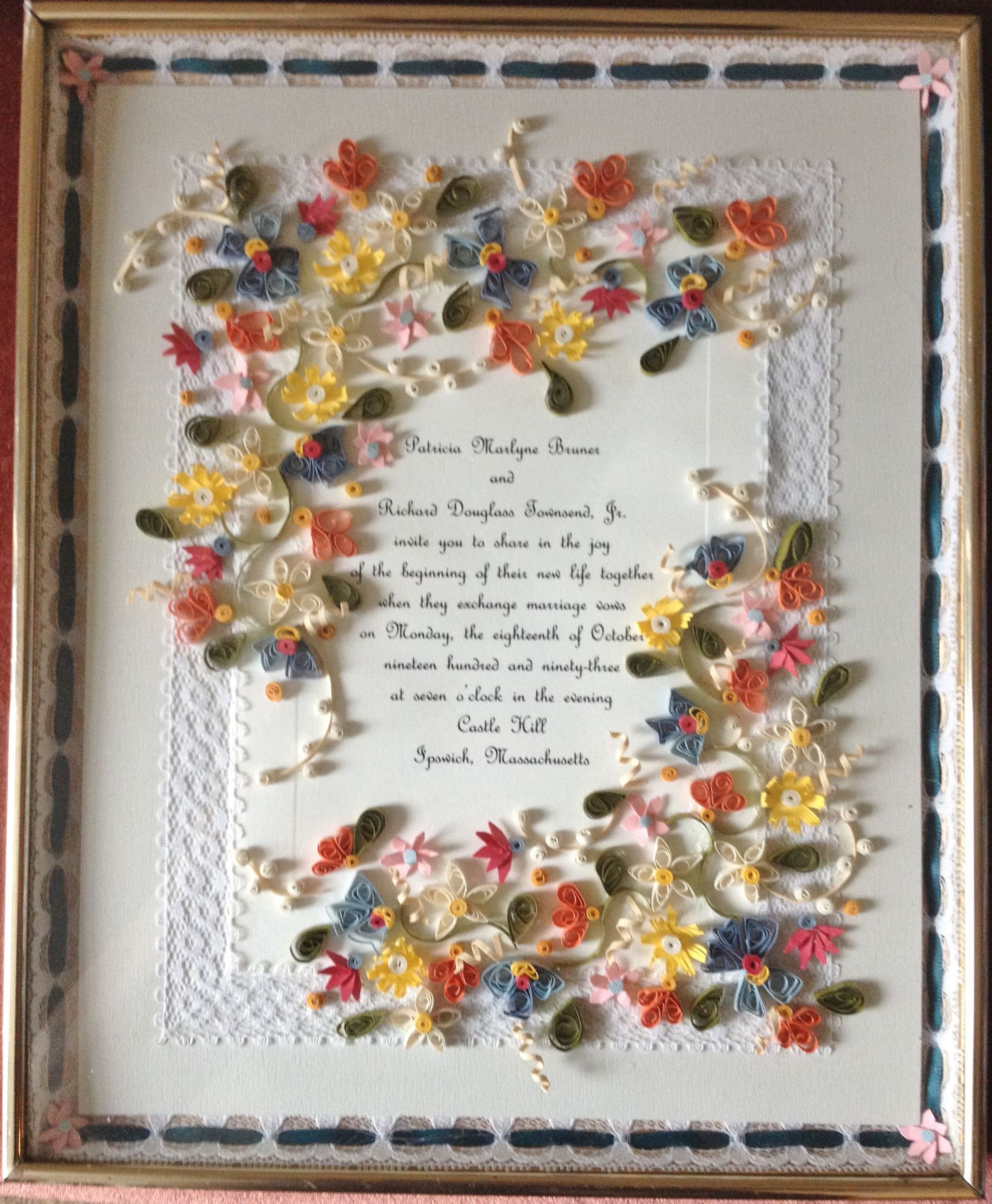 Quilled Wedding Invitations 5 Steps (with Pictures) Instructables