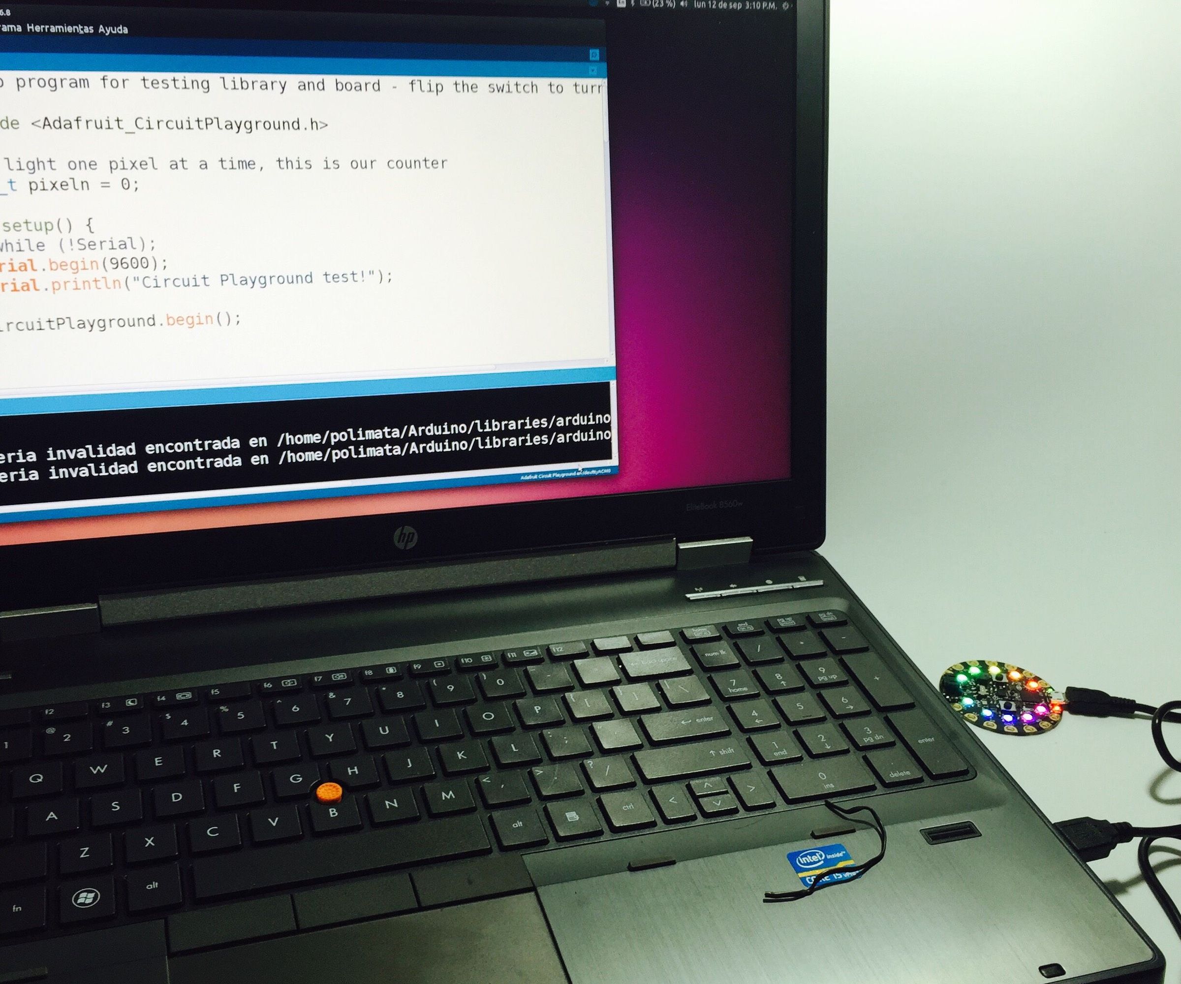 Kit Ciencia Y Arte: Cómo Cargar Código Al Playground