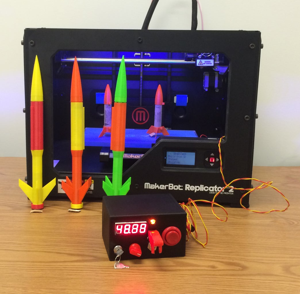 Arduino Model Rocket Launcher for 3D Printed Rockets : 11 Steps (with ...