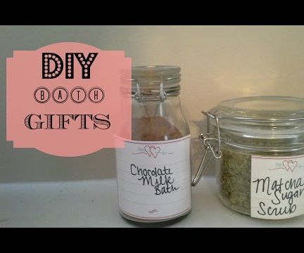DIY Matcha Scrub & Chocolate Milk Bath