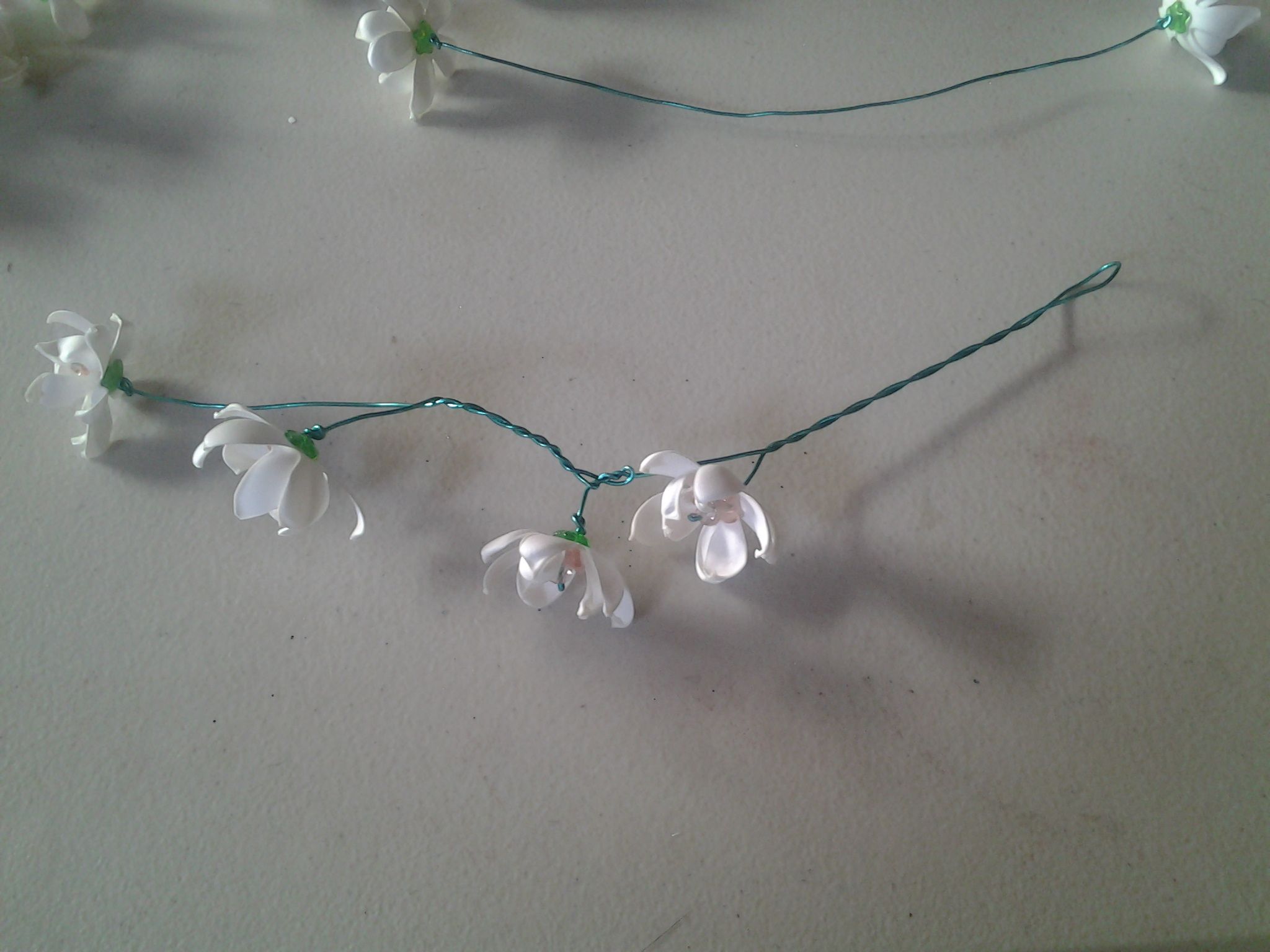 Sakura Blossom Necklace and Earrings With YUPO Paper 5 Steps (with