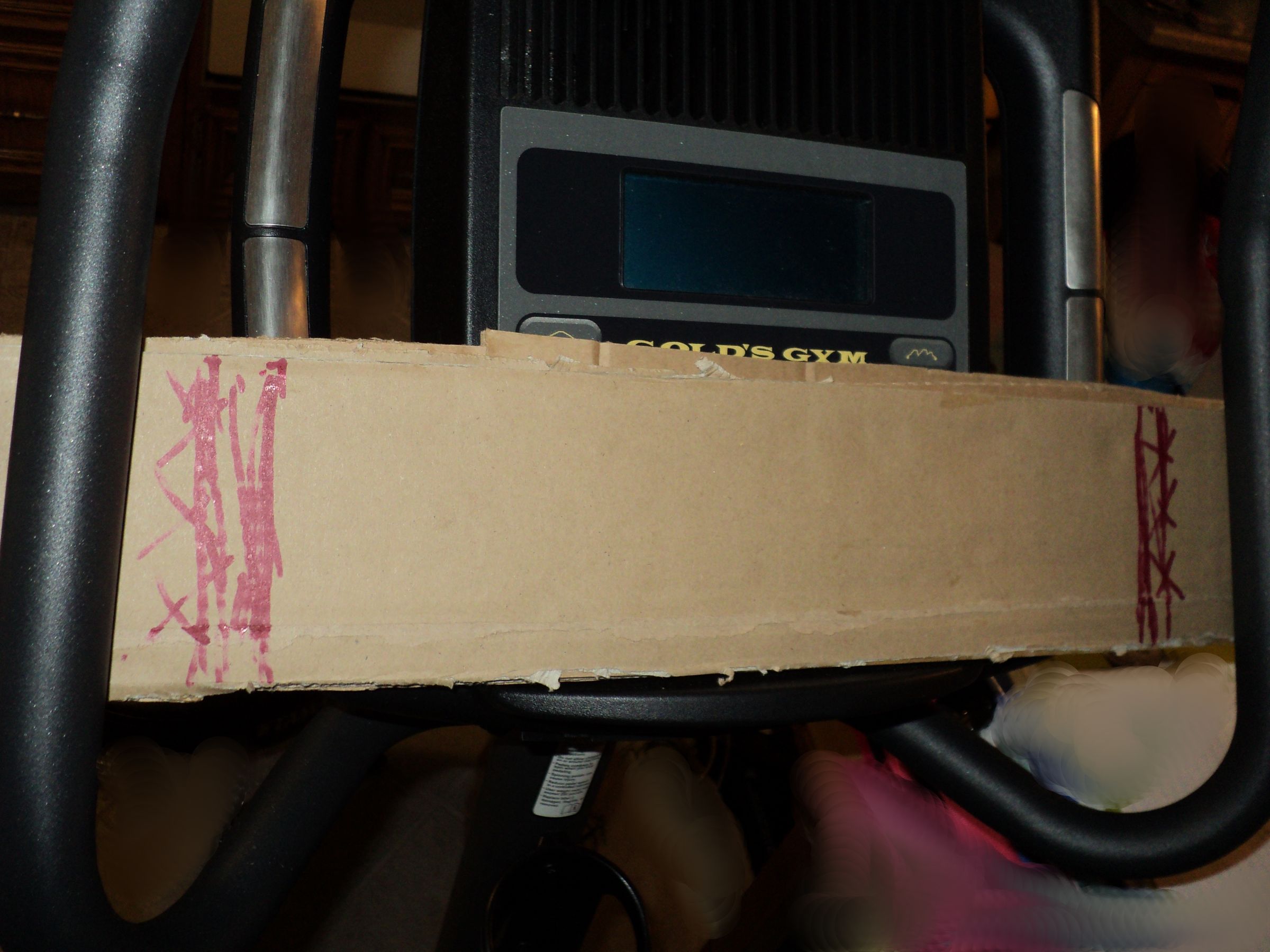 Cardboard Exercise Bike Laptop Stand 8 Steps (with Pictures