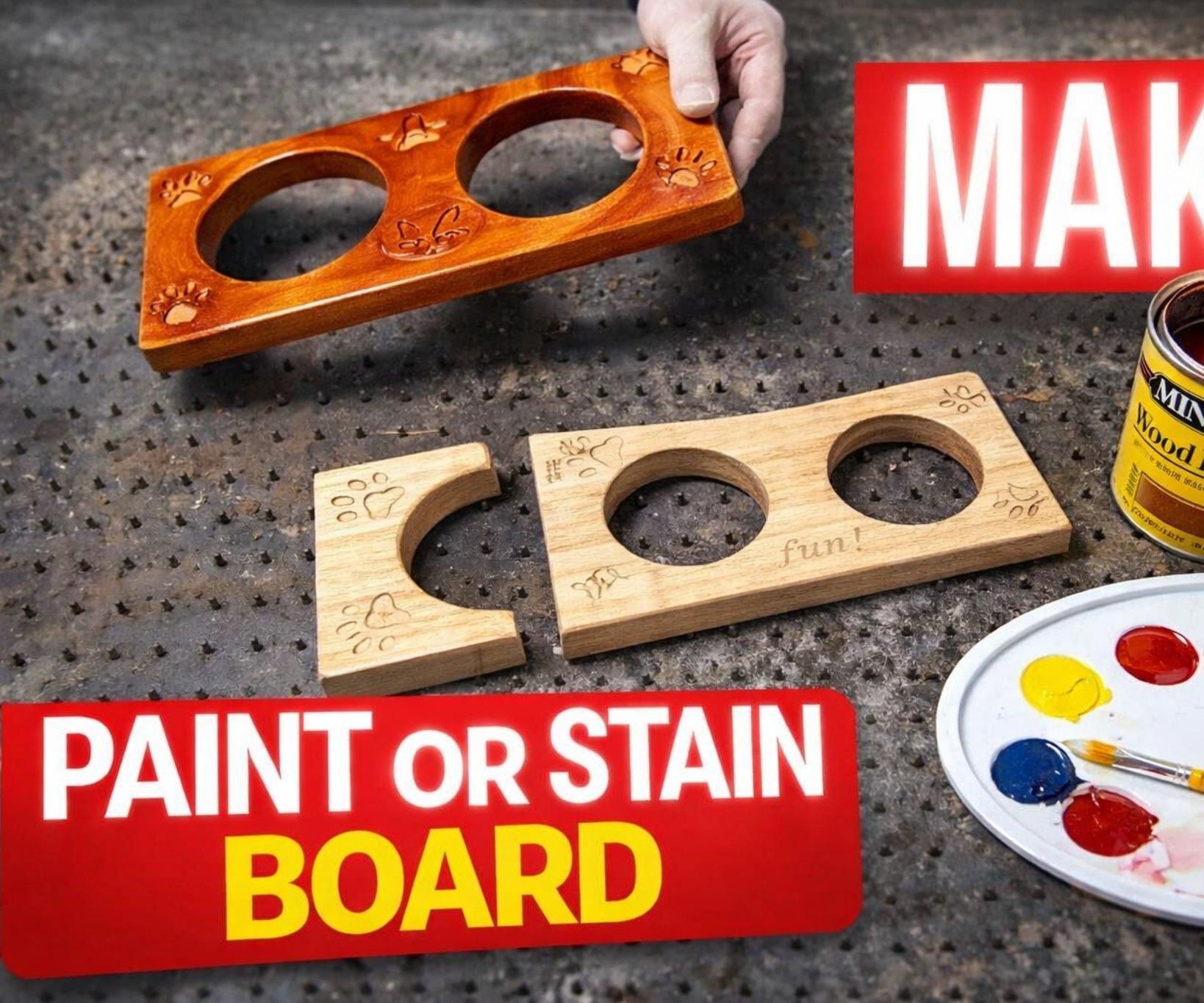 Board for Staining or Painting Projects
