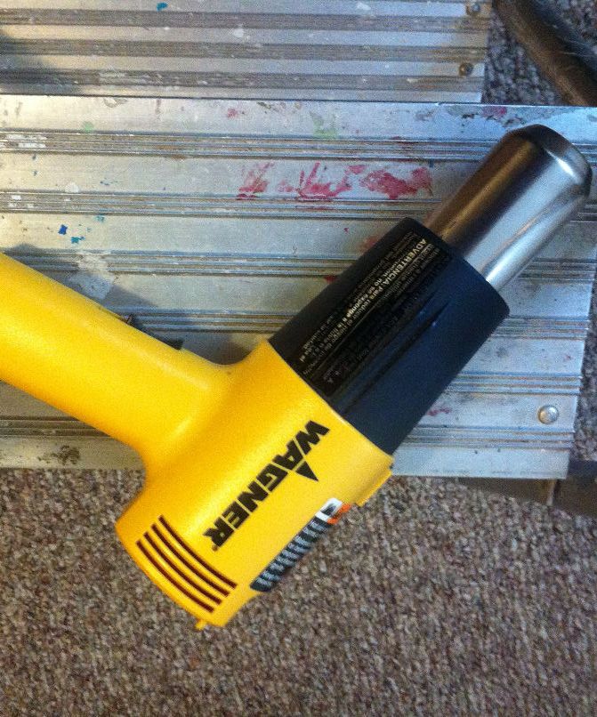 Easy Heat Gun Step Ladder Holster