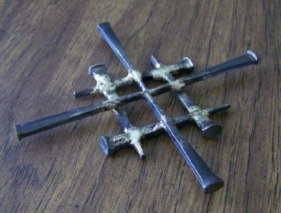 Cut Nail Jerusalem Pectoral or Wall Cross