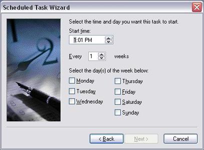 Adding a Scheduled Task