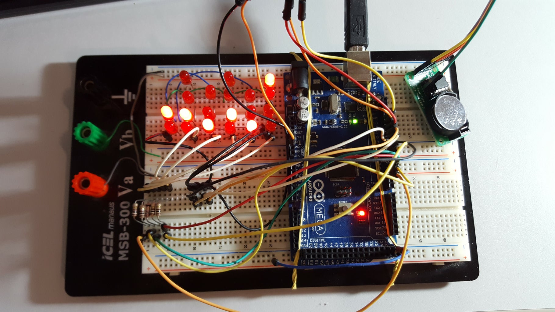 Beautiful Arduino Binary Clock : 6 Steps (with Pictures) - Instructables