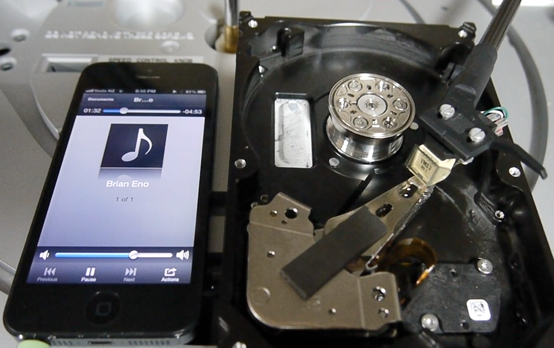 Using a Hard Drive to Cut a Record