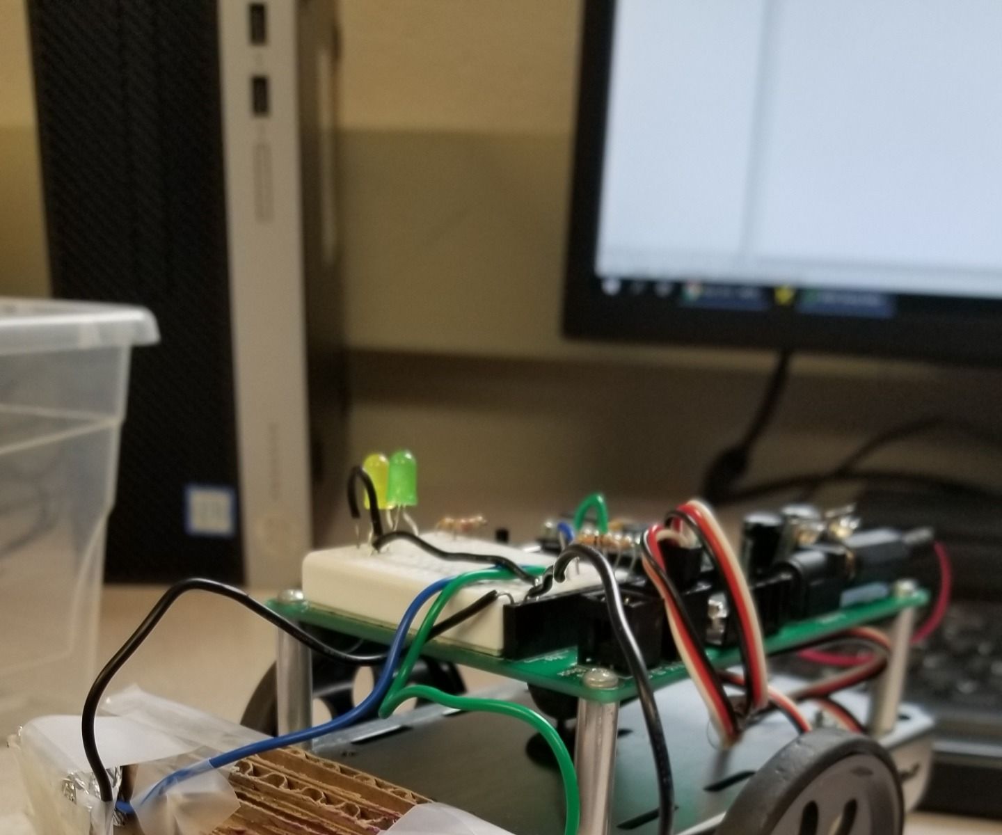 Boe Bot Navigates Through a Maze