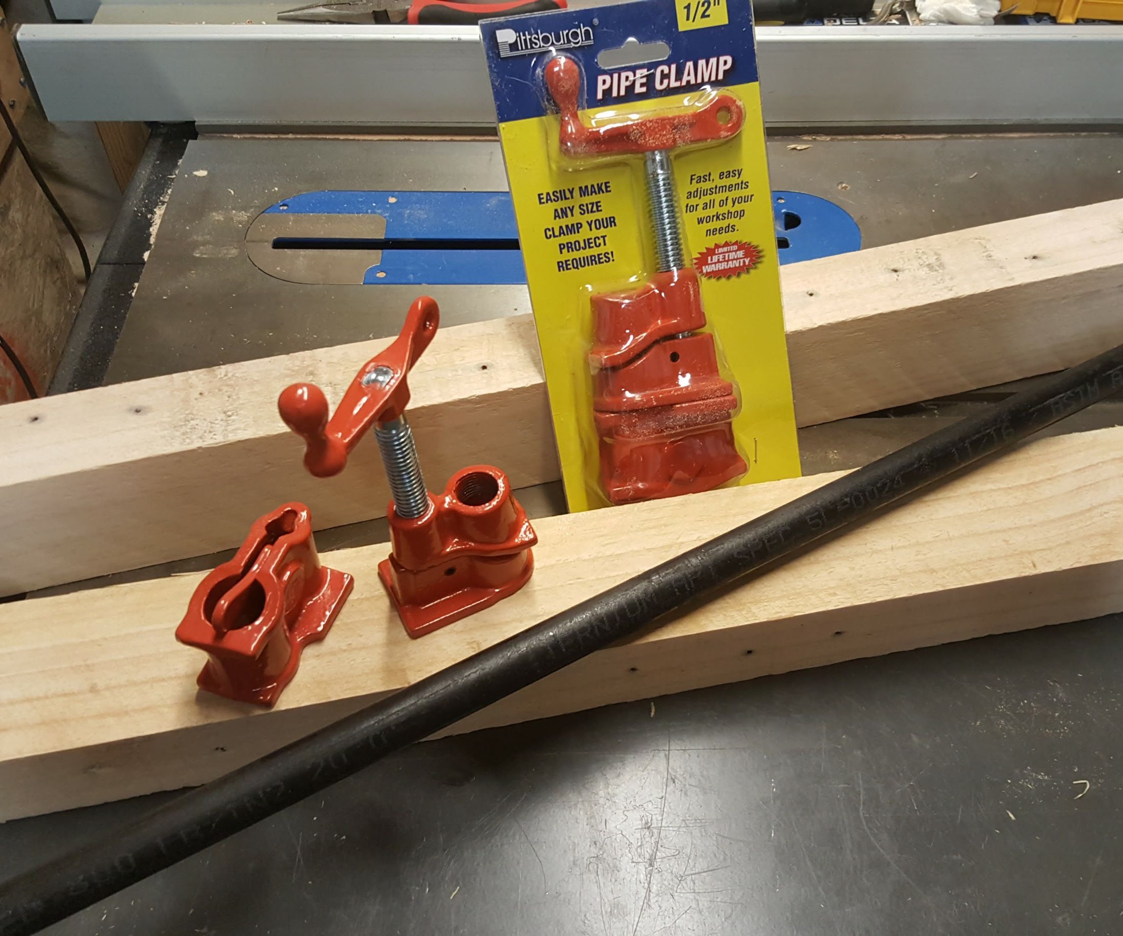 Pipe Clamp Bench Vise