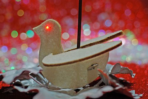 LED Dove Ornament